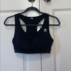 FILA black sports bra